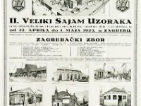 Zagrebački zbor. Plakat 1923. godine